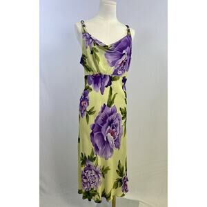 VTG Y2K American Angel Dress Women Sz L Floral Fairy Coquette Femme Indie
